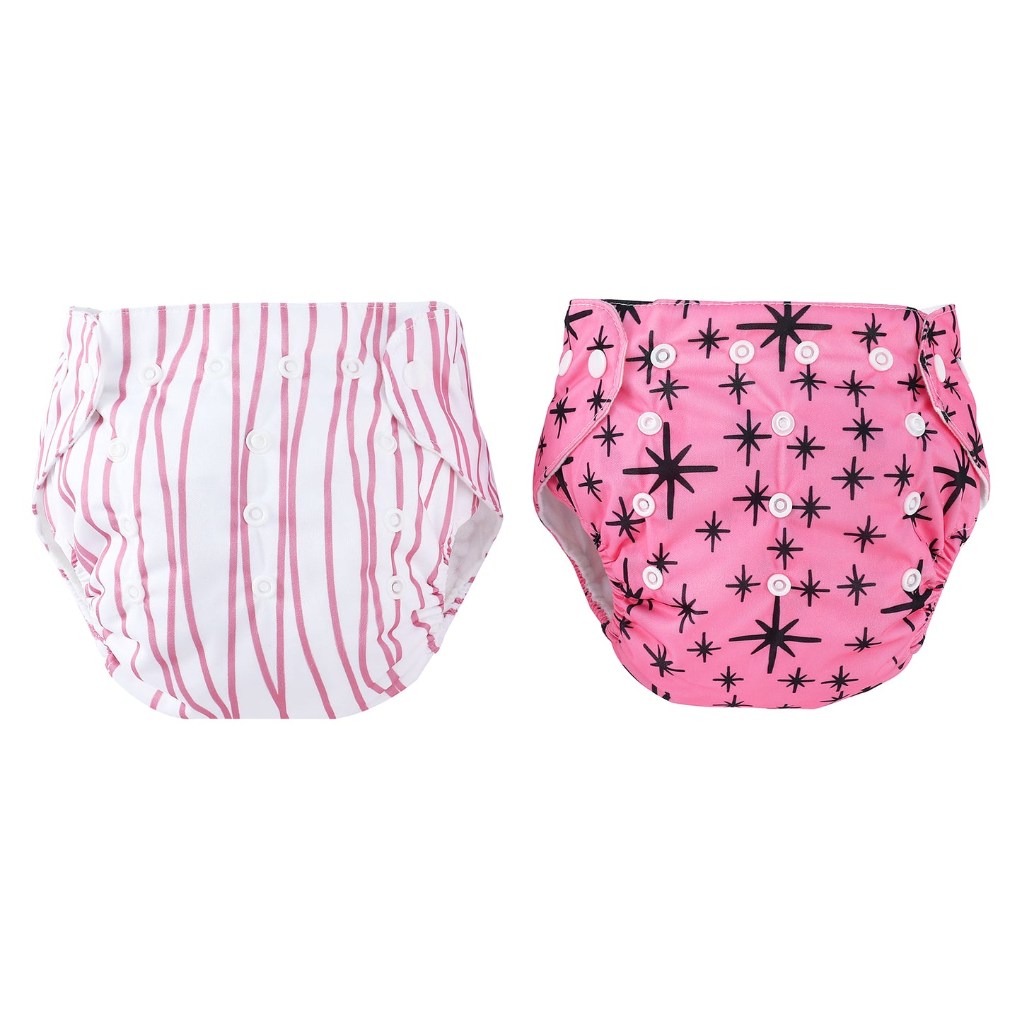 Pio Pio's Reusable Swim Diapers - Pack of 2 - Pink