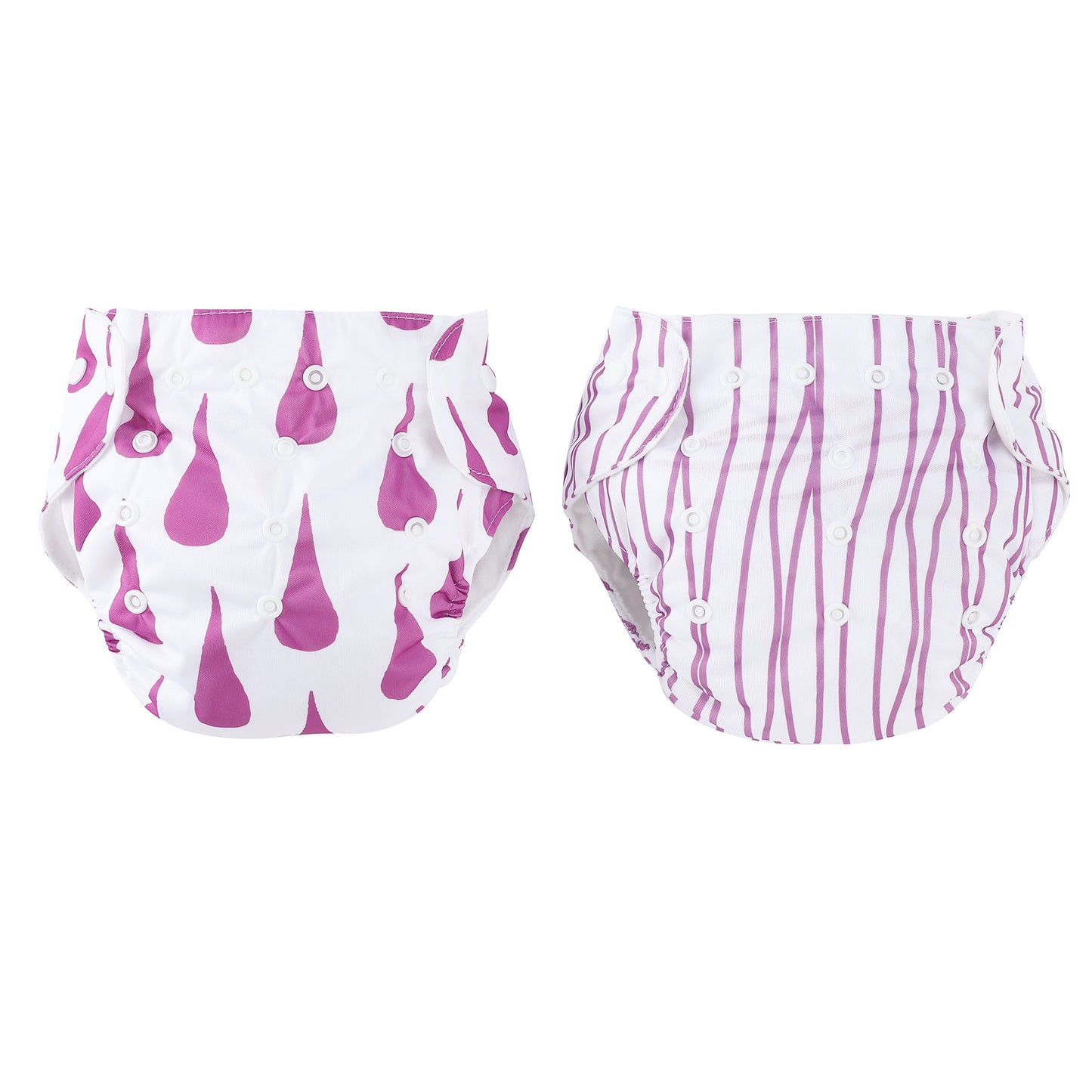 Pio Pio's Reusable Swim Diapers - Pack of 2 - Purple