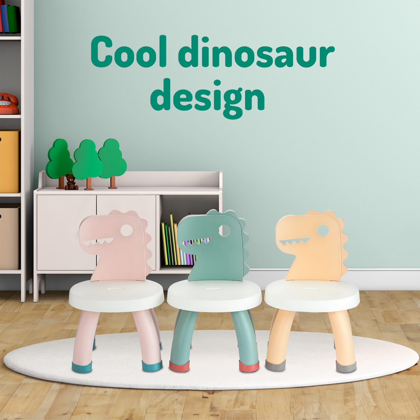 Pio Pio's Toddler Dinosaur Chair - Green