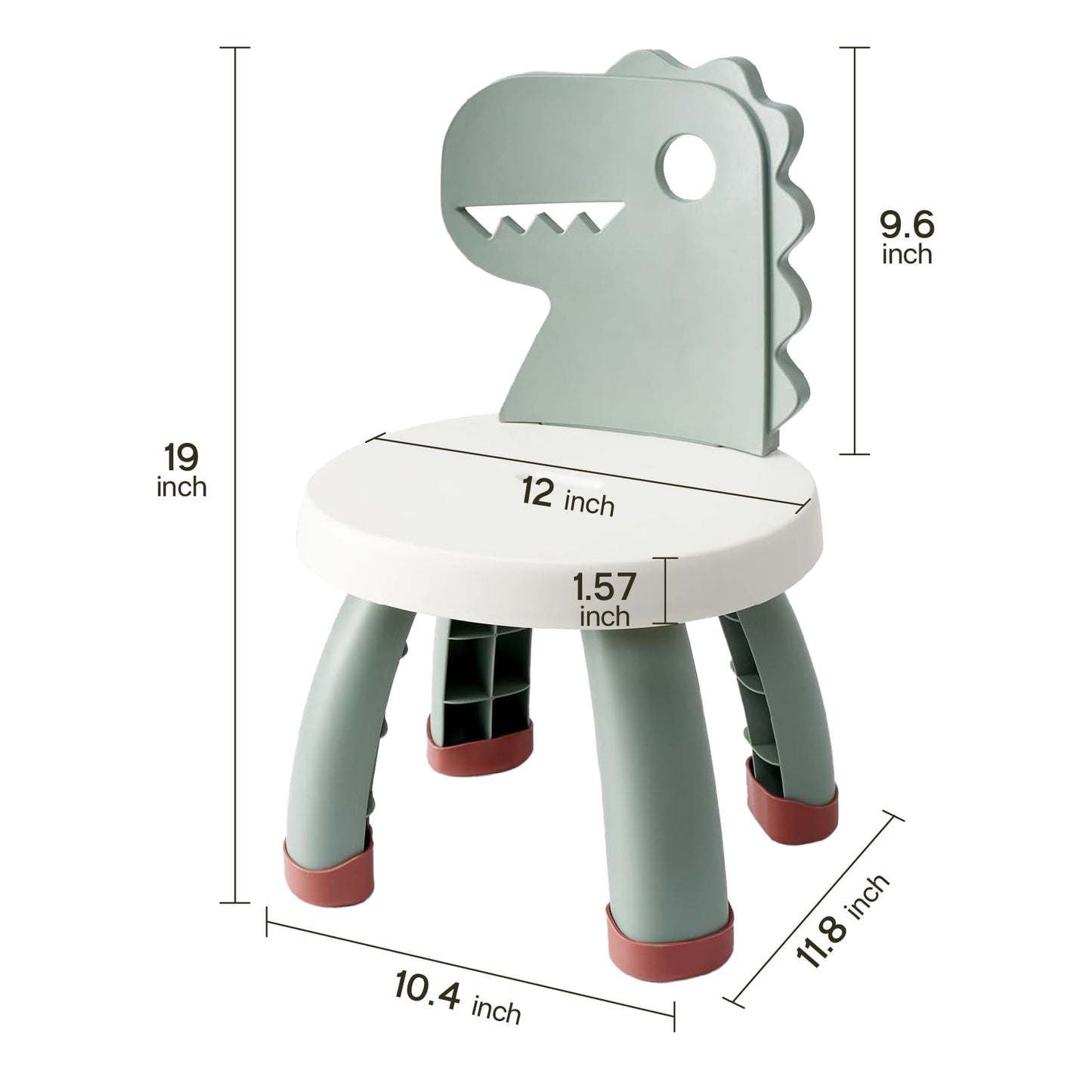 Pio Pio's Toddler Dinosaur Chair - Green