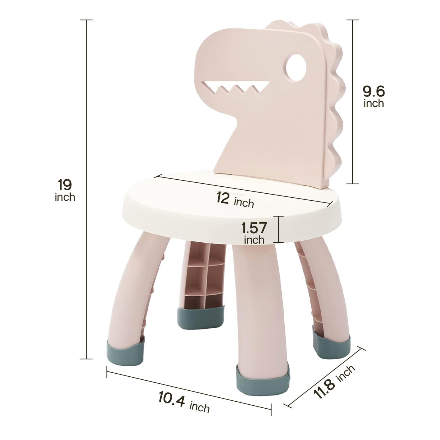 Pio Pio's Toddler Dinosaur Chair - Pink