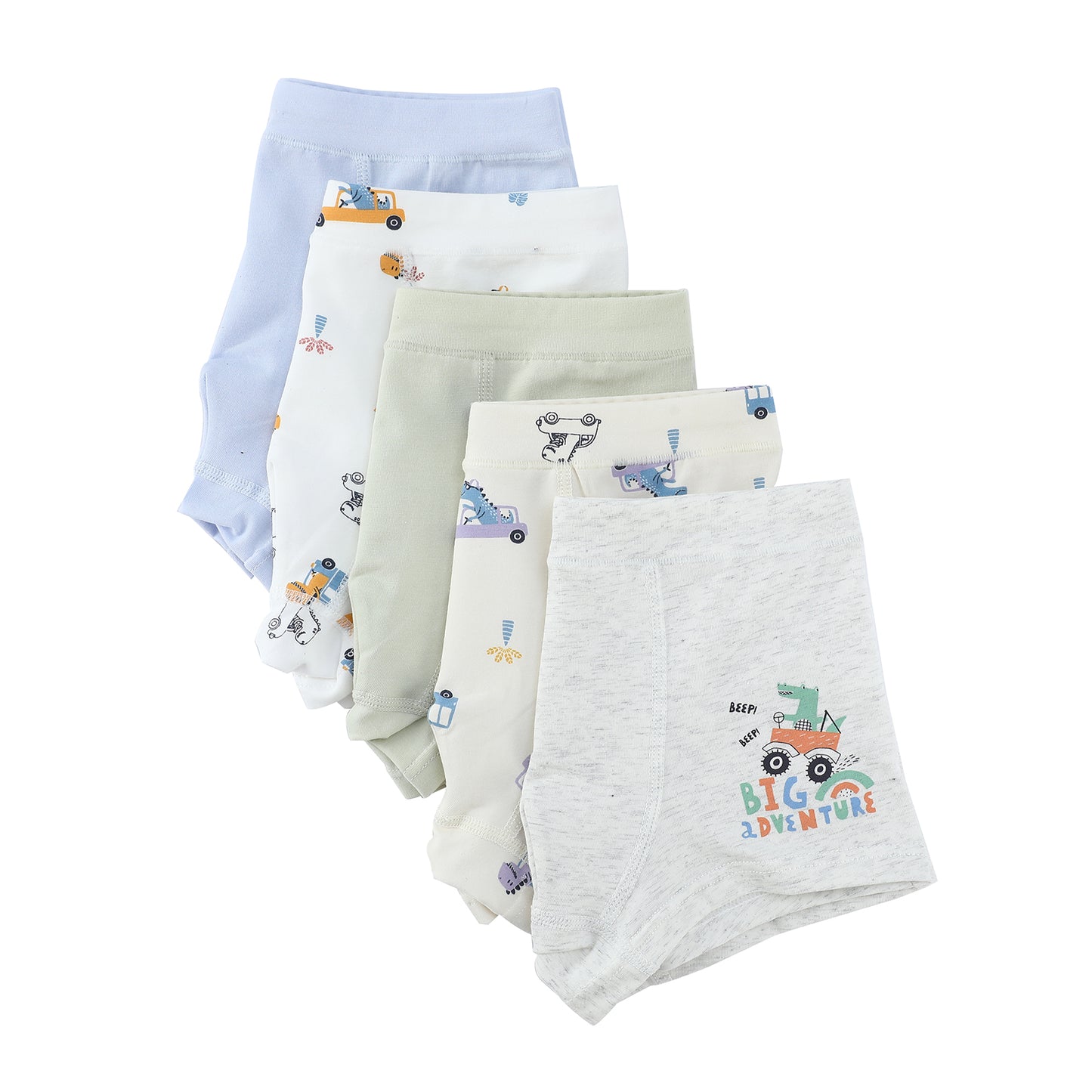 Pio Pio's Boys' Boxer Briefs - 5-Pack Toddler Underwear Set