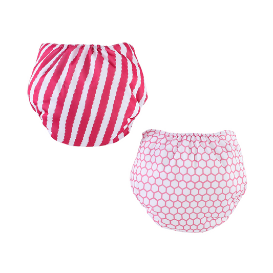 Pio Pio's Reusable Swim Diapers - Pack of 2 - Magenta